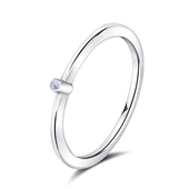 Cute Designed Silver Ring NSR-4124